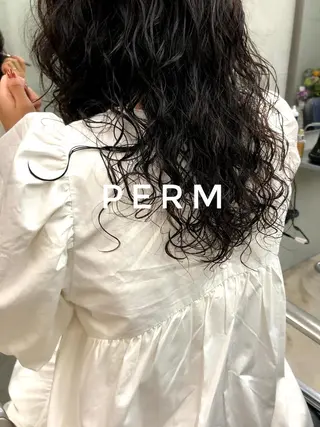 ロング カラー パーマ キッズ オトナヘア🌸 harukaのヘアスタイル