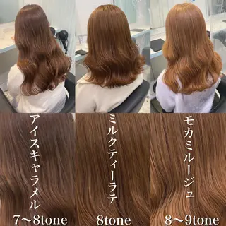 セミロング カラー 🎨透明感モテカラー DAIKI🎨のヘアスタイル