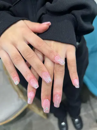 ネイル なぽ ❤︎長さだし / 韓国nailのネイルデザイン