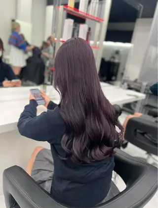 ロング カラー 💖似合わせカラー ブリーチ💖レイヤーのヘアスタイル