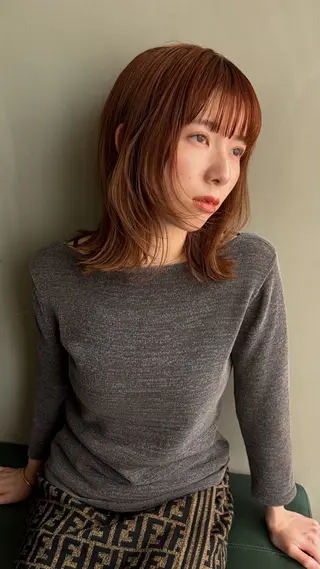 ショート カラー ショート/ボブ/ 心斎橋/宮脇美奈のヘアスタイル