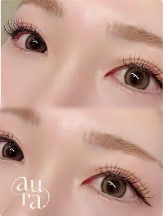 マツエク・マツパ aura. Natsumiのマツエク・マツパデザイン