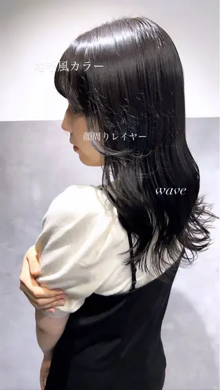 ロング カラー 透明感/レイヤー 🇰🇷tomonaのヘアスタイル