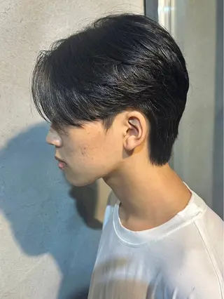 ショート パーマ メンズ専門　太田 楽々のヘアスタイル