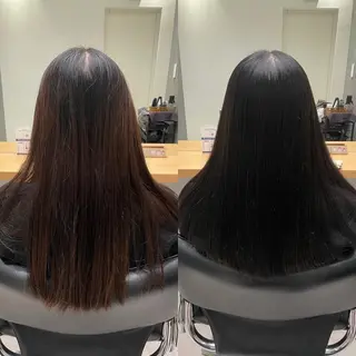 セミロング カラー 髪質改善ヘアケア 艶髪特化/上田のヘアスタイル