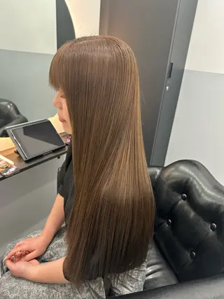 ロング カラー ナチュラル🎀透明感 カラー/香香のヘアスタイル