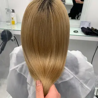 ロング カラー メンズ ダブルカラー｜ なおき｜池袋美容師のヘアスタイル