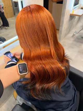 カラー 暖色/透明感カラー 🤍yuzuho🫧のヘアスタイル