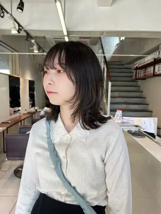ミディアム 鹿児島美容室 NATSUKIのヘアスタイル