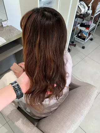 ミディアム カラー stylist N0Nのヘアスタイル