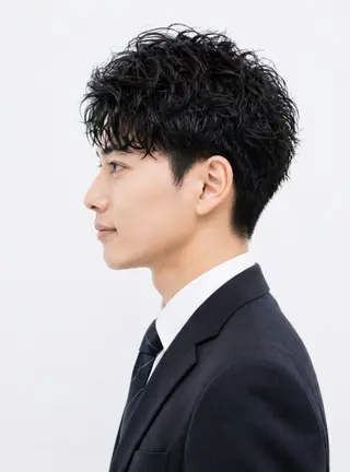 ショート パーマ メンズ 💎Dia🔥Kai メンズカット/あま市のヘアスタイル