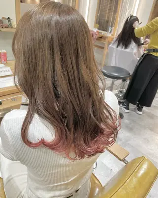 ロング カラー ハイトーンカラー♡ yuのヘアスタイル