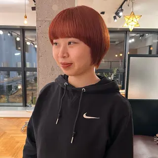 ショート 暖色/パーマ 🌼クニトウメイのヘアスタイル