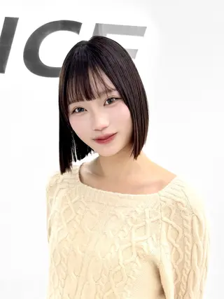 ショート カラー ヘアアレンジ 縮毛矯正🤍 盛れるボブ/ひかりのヘアスタイル