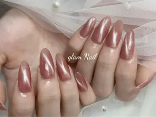 ネイル エツメ💅 長さ出し🎀デザインのネイルデザイン