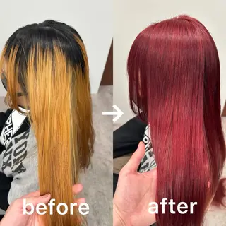 ロング カラー .*・゚ izumi ・*.のヘアスタイル