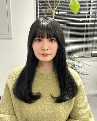 セミロング カラー ❤️ショートカット ・顔周りカット❤️のヘアスタイル
