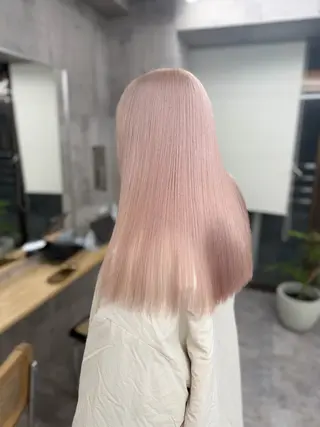 ロング カラー ハイトーン特化 名古屋/たまきのヘアスタイル