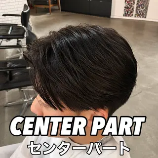 メンズ ツイスト シャドー マッシュおがたたくむのヘアスタイル