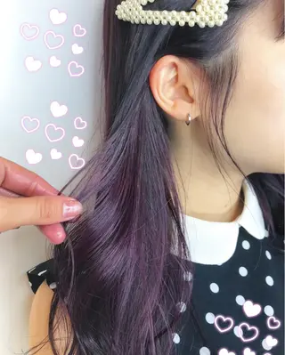 ミディアム カラー 新宿駅近♡個室 ♡関口三都季🌜のヘアスタイル