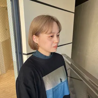 ショート カラー 髪質改善カラー/ボブ 🌻Mutsumiのヘアスタイル