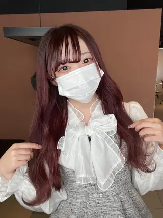 ロング たかはし はるかのヘアスタイル