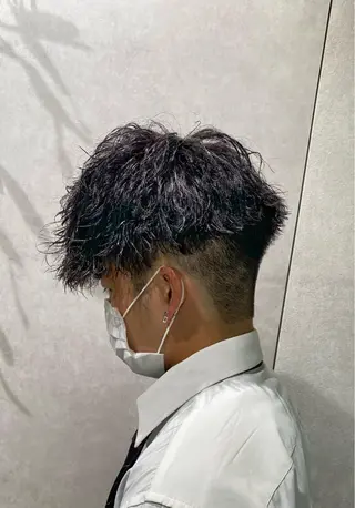 パーマ メンズ お洒落カジュアル🍃 まなとのヘアスタイル