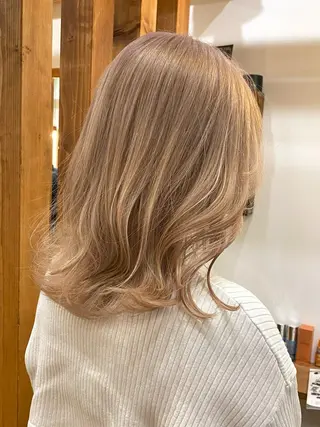 ミディアム カラー 馬場 涼平のヘアスタイル