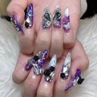 ネイル ANH ゴテゴテネイルのネイルデザイン
