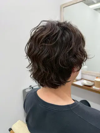 ショート パーマ newi saLyu ネウィ　サリューのヘアスタイル