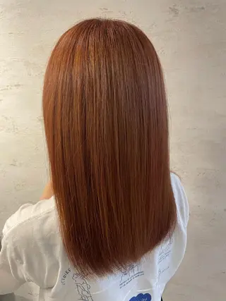 セミロング カラー はやしほのか| マンツーマン美容師のヘアスタイル