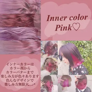セミロング カラー ヘアアレンジ 💕ブリーチ/ヘアメ 🎀YUUKAのその他イメージ