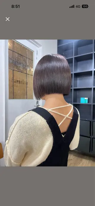 ミディアム 髪質改善/艶カラー MISATOのヘアスタイル