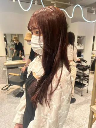 カラー ヘアアレンジ ♡透明感カラー★ ネイル/しの♡のヘアスタイル