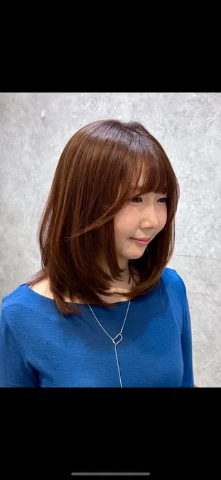 ミディアム カラー yuu/髪質改善 カラー🌛のヘアスタイル