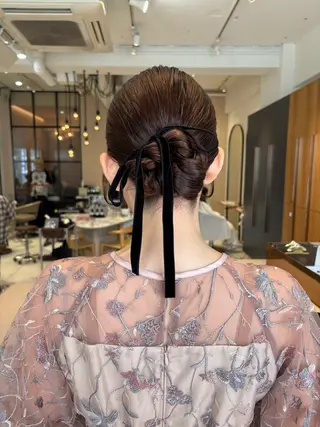 ヘアアレンジ mino🤍🪽🫧 透明感/レイヤーのヘアスタイル