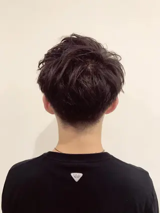 ショート カラー パーマ メンズ ちこ .のヘアスタイル