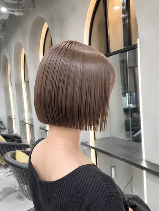 ショート 💙レイヤー縮毛矯正 大宮/虎白💙のヘアスタイル