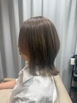 ミディアム カラー ✨インナーカラー/ ✨ボブ/高梨☁️のヘアスタイル