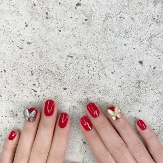ショート カラー パーマ ヘアアレンジ メンズ キッズ ネイル マツエク・マツパ Salon Ｋのネイルデザイン