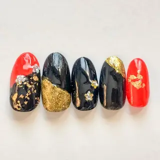 ネイル tiarynail K K🐼のネイルデザイン