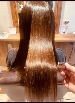 セミロング カラー パーマ メンズ ✨美艶・髪質改善特化 ✨サロンHirokiのヘアスタイル