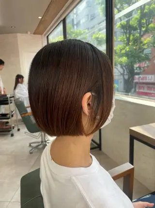 ショート 🫧似合わせレイヤー /縮毛矯正🫧のヘアスタイル