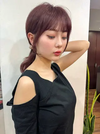 セミロング カラー 似合わせレイヤー 🇰🇷荒木洋文のヘアスタイル