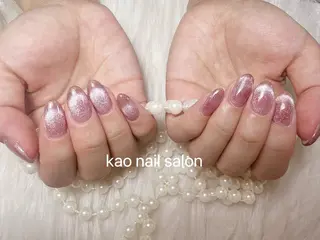ネイル kao nail マグネット/長さだしのネイルデザイン