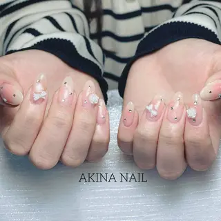 セミロング Akina Nail 亀戸のネイルデザイン