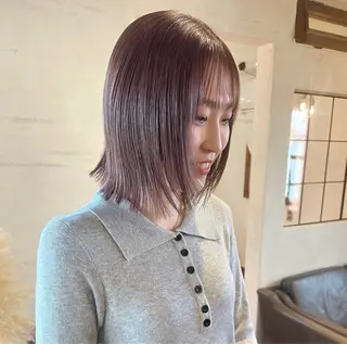 ミディアム 井上 三沙希のヘアスタイル