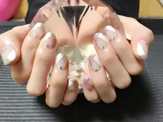ネイル モチの良さ◉ フィルインネイル♡のネイルデザイン