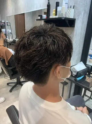 ショート パーマ メンズ メンズ支持数No.1 👑リュウ👑のヘアスタイル
