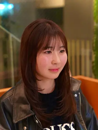 ロング カラー 舩橋 壱誠のヘアスタイル